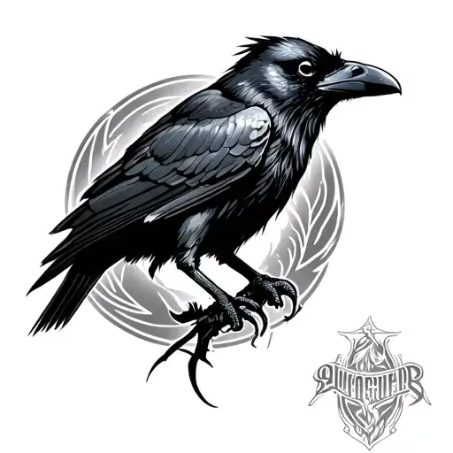 Raven On The Chest