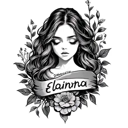 Surprise Me With The Word Elainna In The Middle