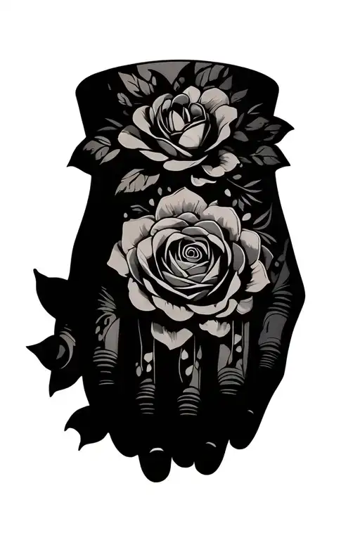 Hand Tattoo Design