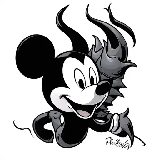 Mickey Mouse Scary Devil