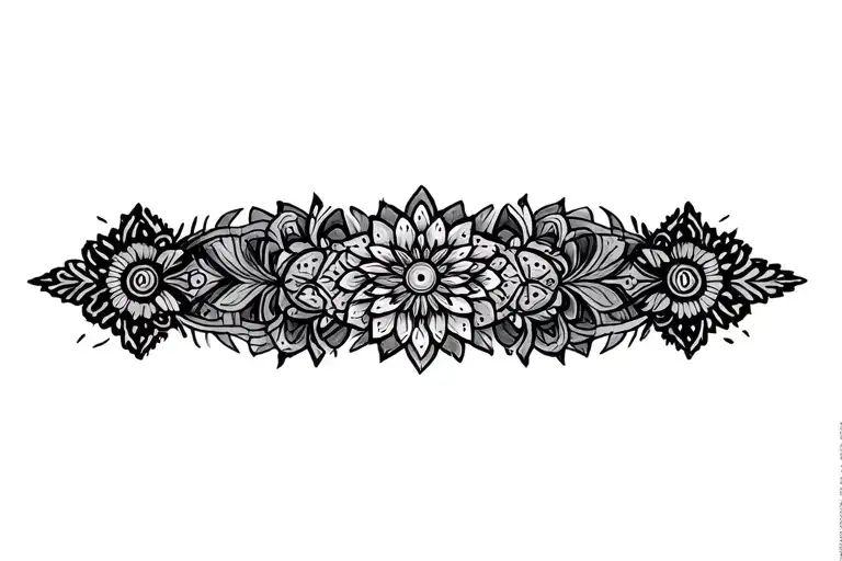 Mandala Design Incorporating Elements