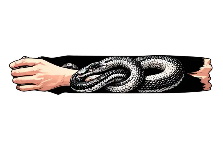 Snake Wrapping Arm Band