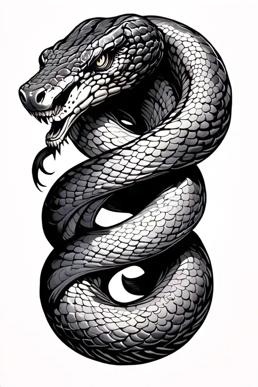 Snake Wrapping Arm Band