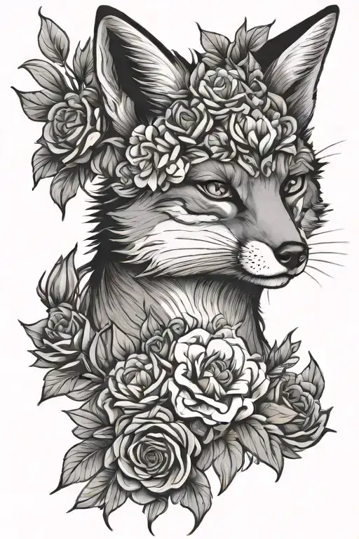 Fox Flowers Servant Working Strong