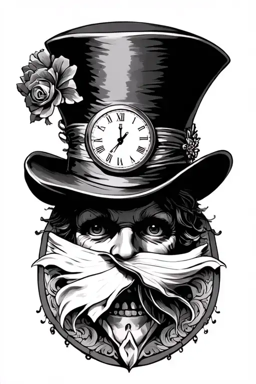 Mad Hatter Hat With Time