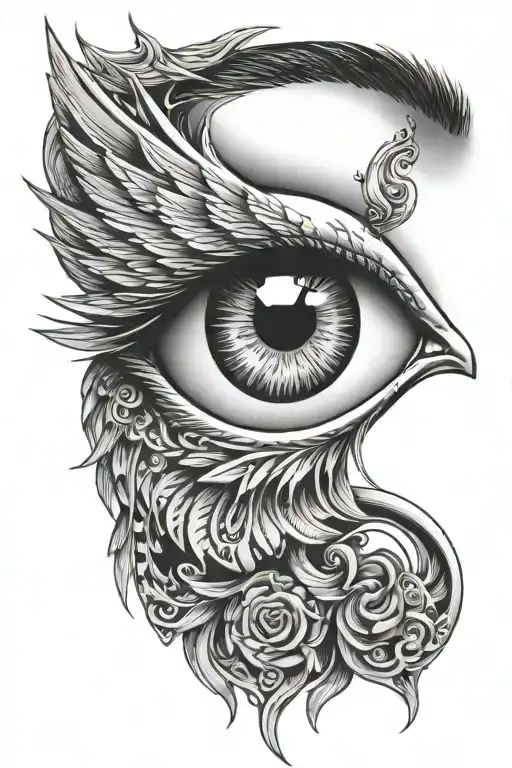 Eye With Wing Attached