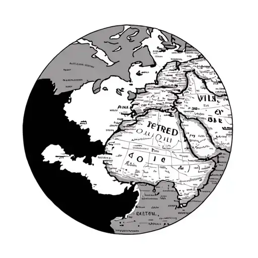 Travel Destinations Marked