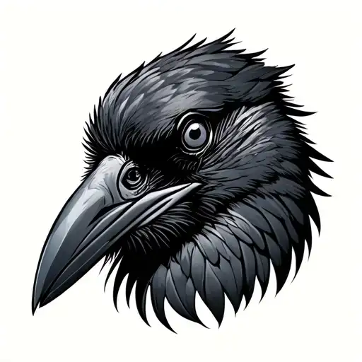 Crow Talking In My Ear Black