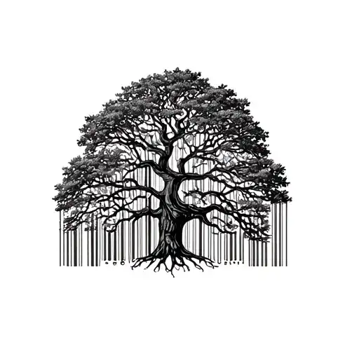 Barcode Roots Grow To Tree