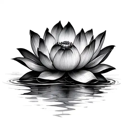 Dotwork Lotus