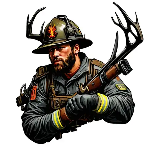 Hunting And Firefighter