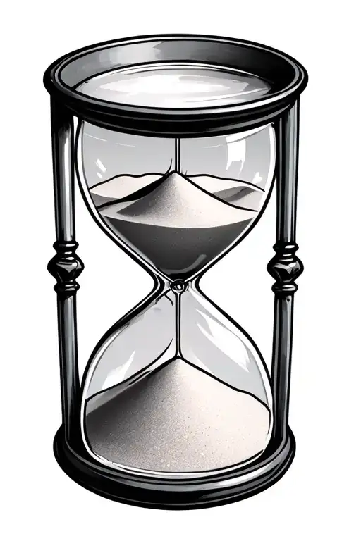 Hour Glass With Sand