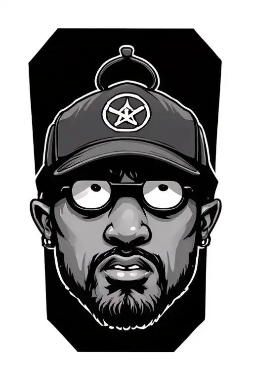 Cartoon Chacters Looking Gangsta