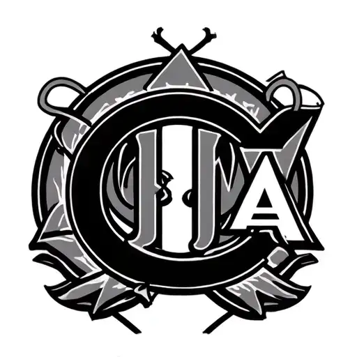 Circle Linking The Letters C M J A