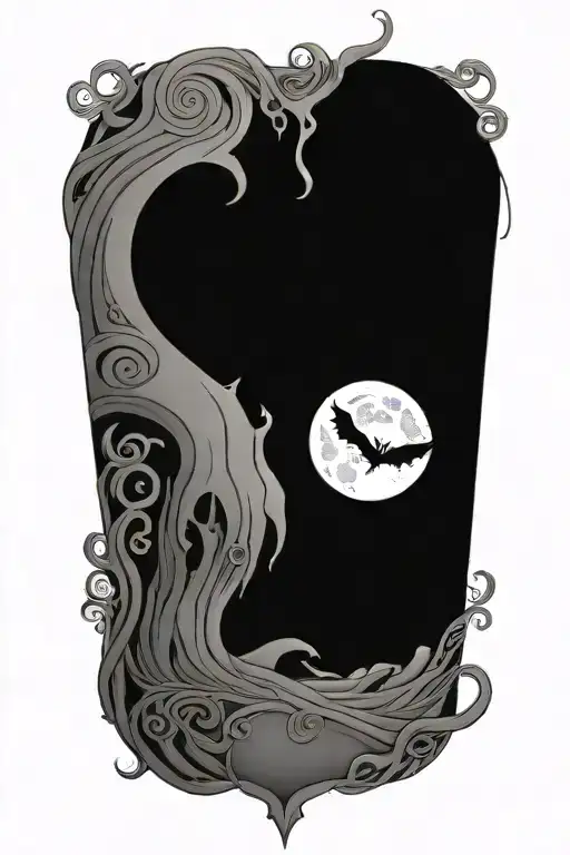 A Sleeve Inspired By Tim Burton