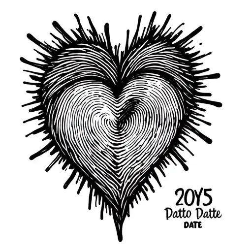 Fingerprint Heart Date