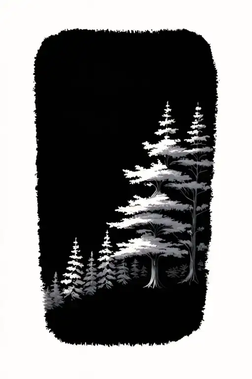 Geometric Nature Elements Like Trees