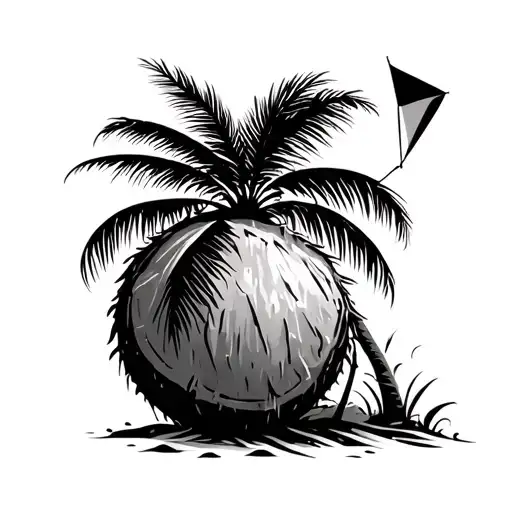 Coconut Tree And Kites