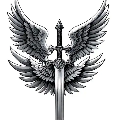 Sword With Angel Wings