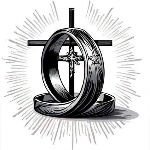 Christ Themed Wedding Band