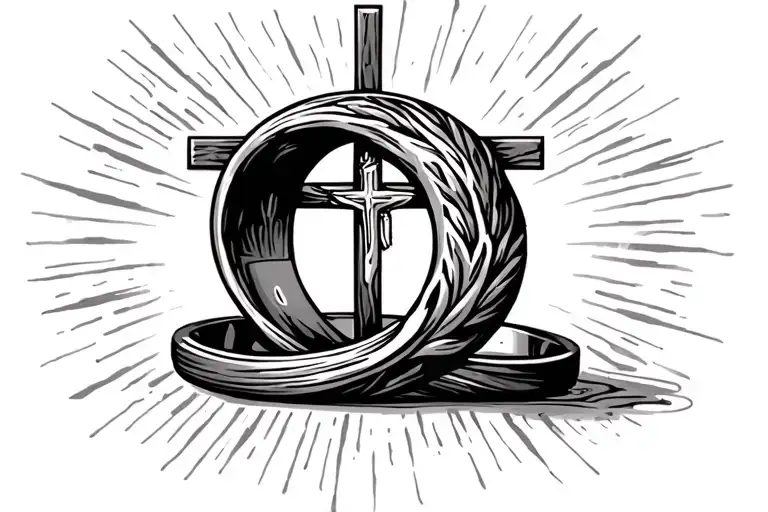 Christ Themed Wedding Band