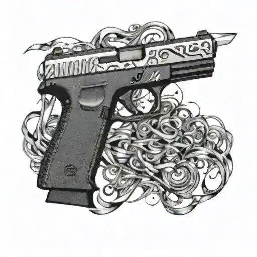 An Abstract Interpretation Of A Glock 42 Intertwined With Lito's Name