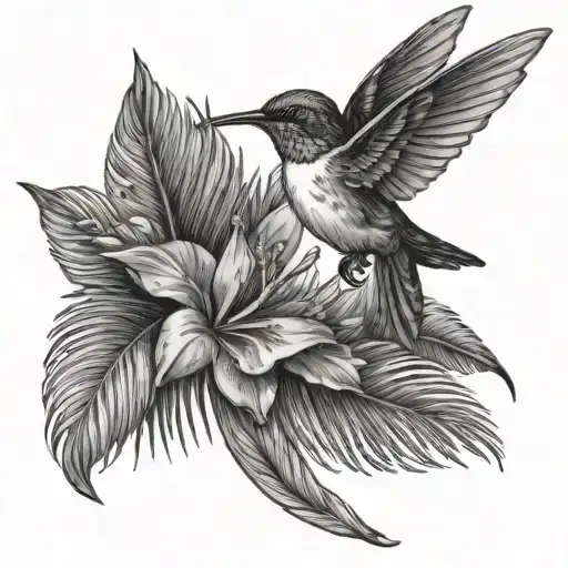 Hummingbird Palm Tree