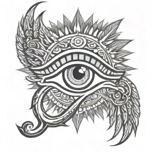 Eye Of Ra And The Sun