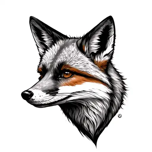 Fox Sketch Style