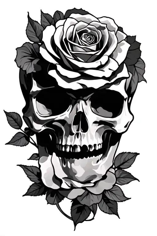 Skull And Roses