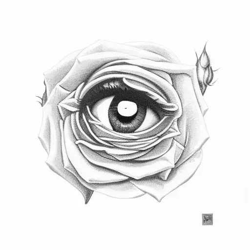 Roses Eye Clock