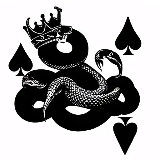 King Of Spades And Snake And Scorpion