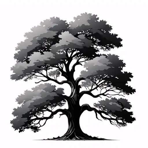 Simple Oak Tree