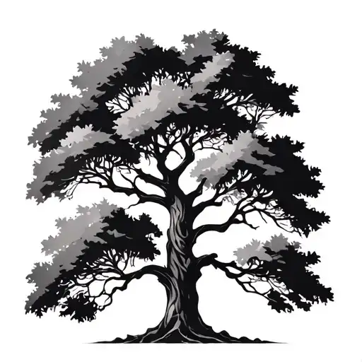 Simple Oak Tree