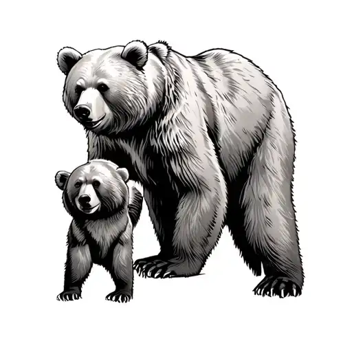 Bear And Children