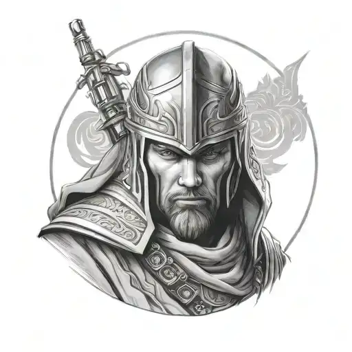 Create A Portrait Of A Jedi Knight Wearing Traditional Ukrainian Clothing