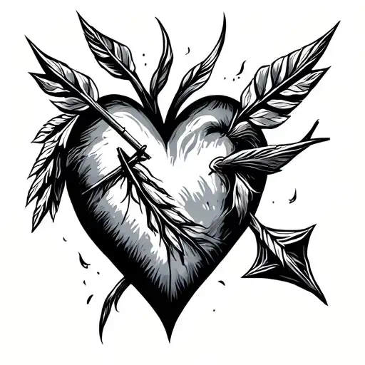 Arrow Trail To Heart