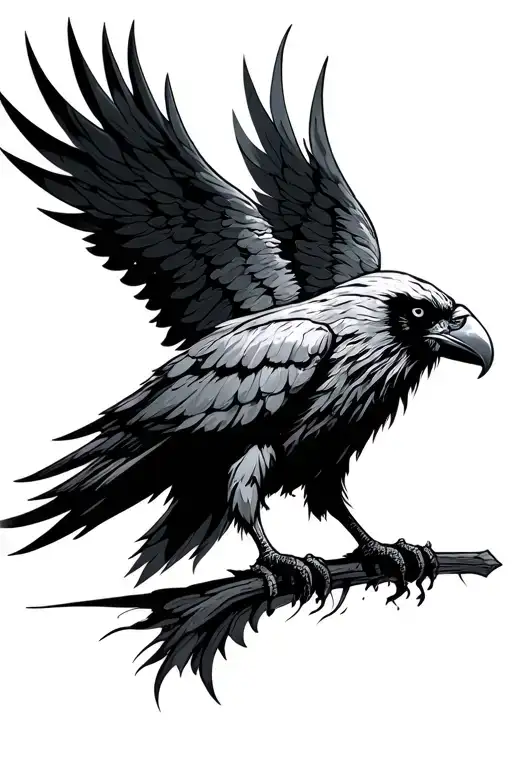 Viking Norse Raven