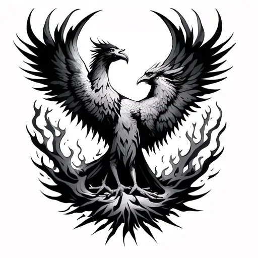 Phoenix Rising From The Ashes