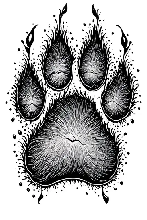 Dog Paw Print