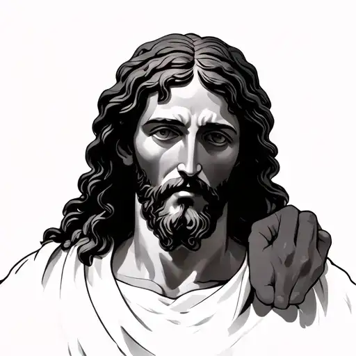 Jesus Hand Holding My Arm