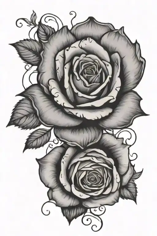 Rose With Notes Around The Wrist