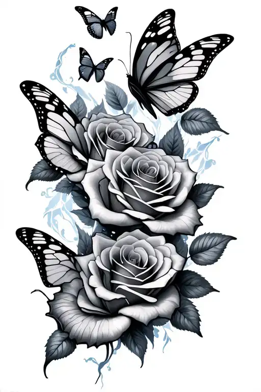 Lightning Butterflies Rose