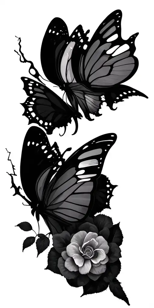 Lightning Butterflies Rose