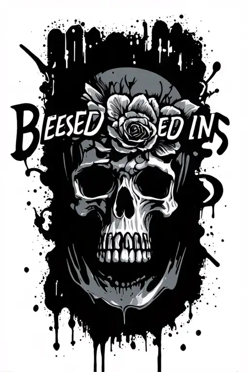 Blessed In Graffiti Style