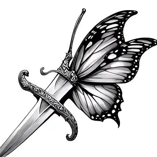 Sword And Butterfly