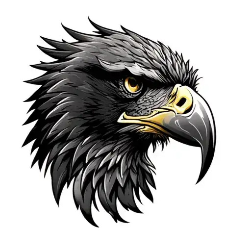 Forest With Eagle Head