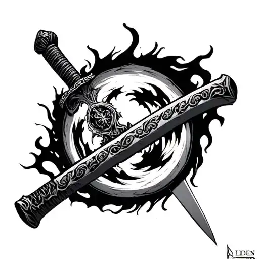 Rivers Of Blood Katana From Elden Ring