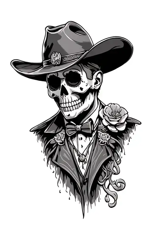 Cowboy Day Of The Dead