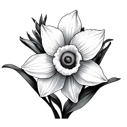 Semicolon Daffodil Flowers